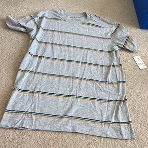 Striped gray tee